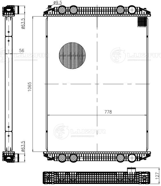 Radiator, racire motor LRc 1597 LUZAR